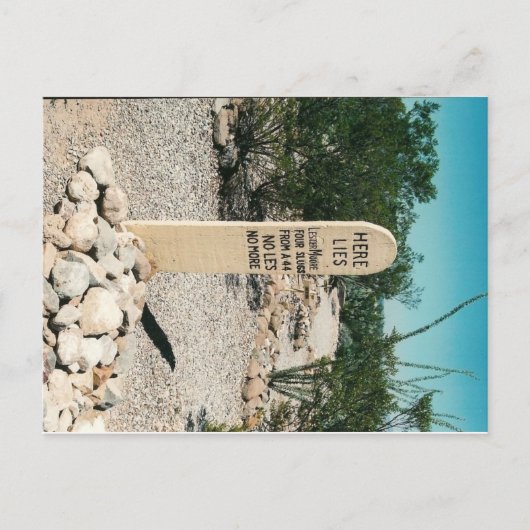 Carte Postale Boot Hill (Devant)