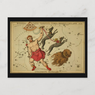 Carte Postale Bootes, Canes Venatici, Coma Berenices, Q. Muralis