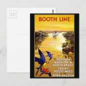 Carte Postale Booth Line to Portugal Madeira (Devant / Derrière)