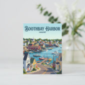 Carte Postale Boothbay Harbor États-Unis (Debout devant)