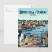 Carte Postale Boothbay Harbor États-Unis (Devant / Derrière)