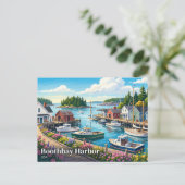 Carte Postale Boothbay Harbor États-Unis (Debout devant)