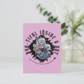 Carte Postale "Bootiful Inside & Out" Halloween Ghost mignonne f (Debout devant)