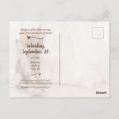 Carte Postale Boots & Bubbly Texas Bride à Boots Bridal Shower (Dos)