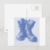 CARTE POSTALE BOOTS DE COMBAT (Devant / Derrière)
