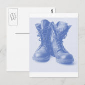 CARTE POSTALE BOOTS DE COMBAT (Devant / Derrière)