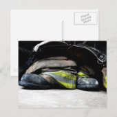 Carte postale Boots de pompiers (Devant / Derrière)