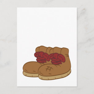 Carte Postale Boots randonnées