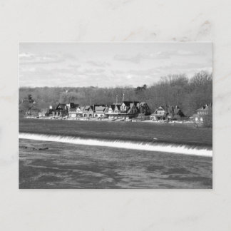 Carte Postale Boouse Row hiver b/w