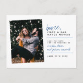 Carte Postale Booze Food & Bad Dance Moving | Écriture manuelle  (Devant)