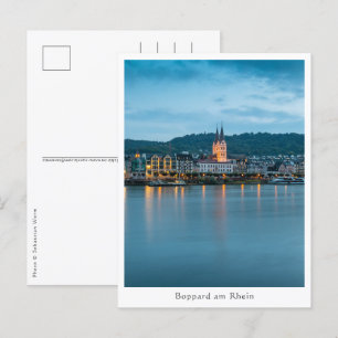 Carte Postale Boppard Allemagne