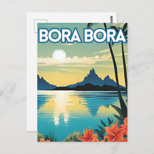 Carte Postale Bora (Devant / Derrière)