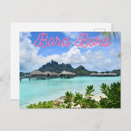 Carte Postale Bora (Devant / Derrière)