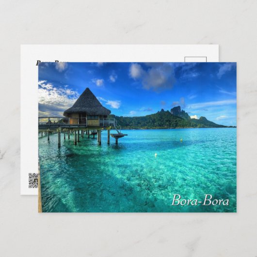 Carte Postale Bora-Bora (Devant / Derrière)