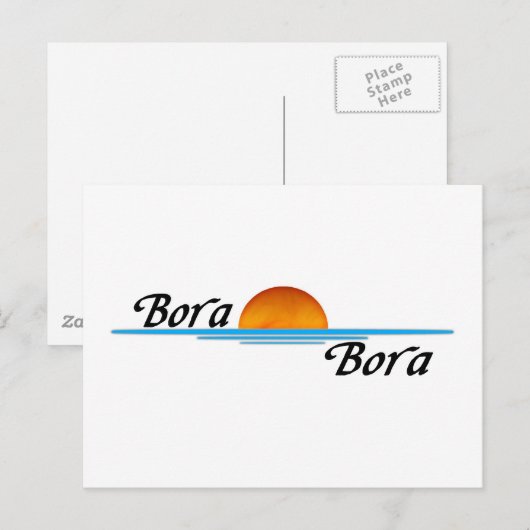 Carte Postale Bora Bora (Devant / Derrière)