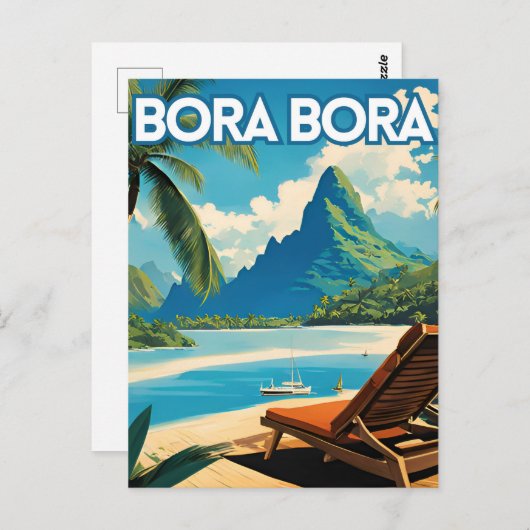 Carte Postale Bora Bora (Devant / Derrière)