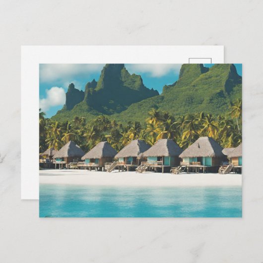 Carte Postale Bora Bora (Bora Bora e) (Devant / Derrière)