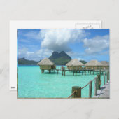 Carte postale Bora Bora Bungalow (Devant / Derrière)