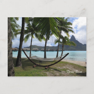 Carte Postale Bora Bora Hammock