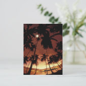 Carte Postale Bora Bora, le coucher de soleil de Polynésie franç (Debout devant)