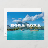 Carte Postale Bora Bora Polynésie Balade sur les îles tropicales (Devant / Derrière)