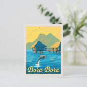 Carte Postale Bora Bora, Polynésie française (Debout devant)