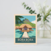 Carte Postale Bora Bora Polynésie française (Debout devant)
