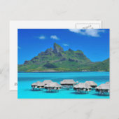 Carte postale Bora Bora, Sous-Le-Vent, Polynésie f (Devant / Derrière)