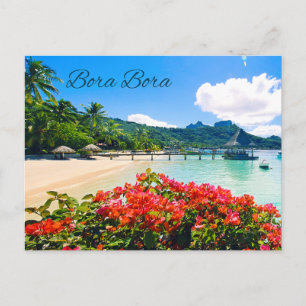 Carte Postale Bora Bora Tahiti Belle Plage Tropicale