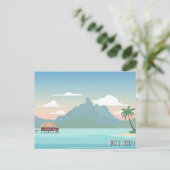 Carte Postale Bora Bora Travel (Debout devant)