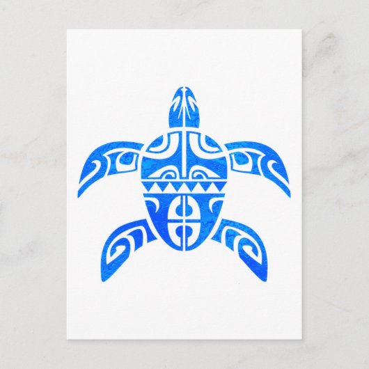 CARTE POSTALE BORA BORA TURTLE (Devant)