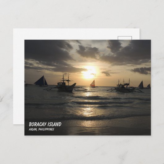 Carte postale Boracay (Devant / Derrière)