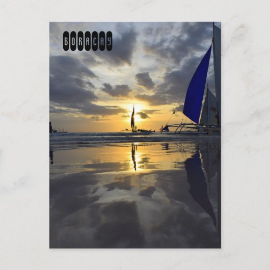 Carte Postale Boracay des Philippines (Devant)