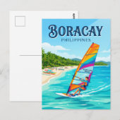 Carte Postale Boracay Philippines (Devant / Derrière)