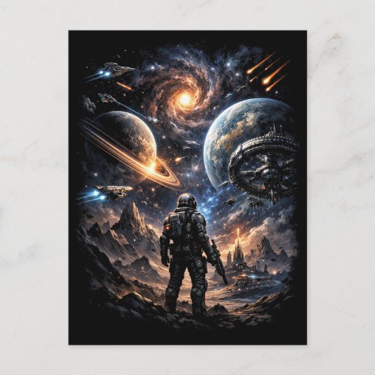 Carte Postale Bord de la Galaxie (Devant)