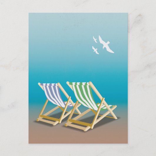 Carte Postale Bord de mer britannique (Devant)