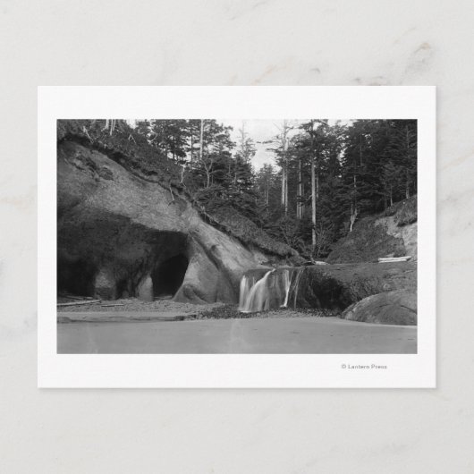 Carte Postale Bord de mer, cascade de l'Oregon près de Hug Point (Devant)