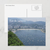 Carte Postale bord de mer de rio (Devant / Derrière)