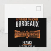 Carte Postale Bordeaux (Devant / Derrière)