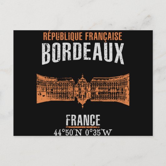 Carte Postale Bordeaux (Devant)