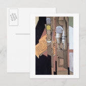 Carte Postale Bordeaux blanc, 1913 (gouache et crayon sur papier (Devant / Derrière)