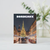 Carte Postale Bordeaux Christmas Charm (Debout devant)