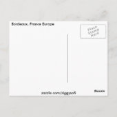 Carte Postale Bordeaux, France (Dos)