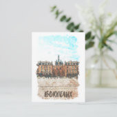 Carte Postale Bordeaux France Place de la Bourse Voyage (Debout devant)