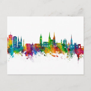 Carte Postale Bordeaux France Skyline