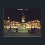 Carte Postale Bordeaux la nuit<br><div class="desc">carrés et fontaines à Bordeaux France</div>