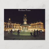 Carte Postale Bordeaux la nuit (Devant)