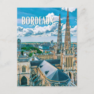 Carte Postale Bordeaux Photo Vintage 