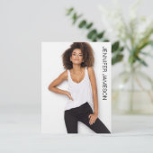 Carte Postale Borderless Actor Model Talent Promo Postcard (Debout devant)