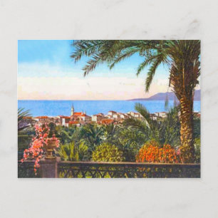 Carte Postale Bordighera, Italian Riviera,